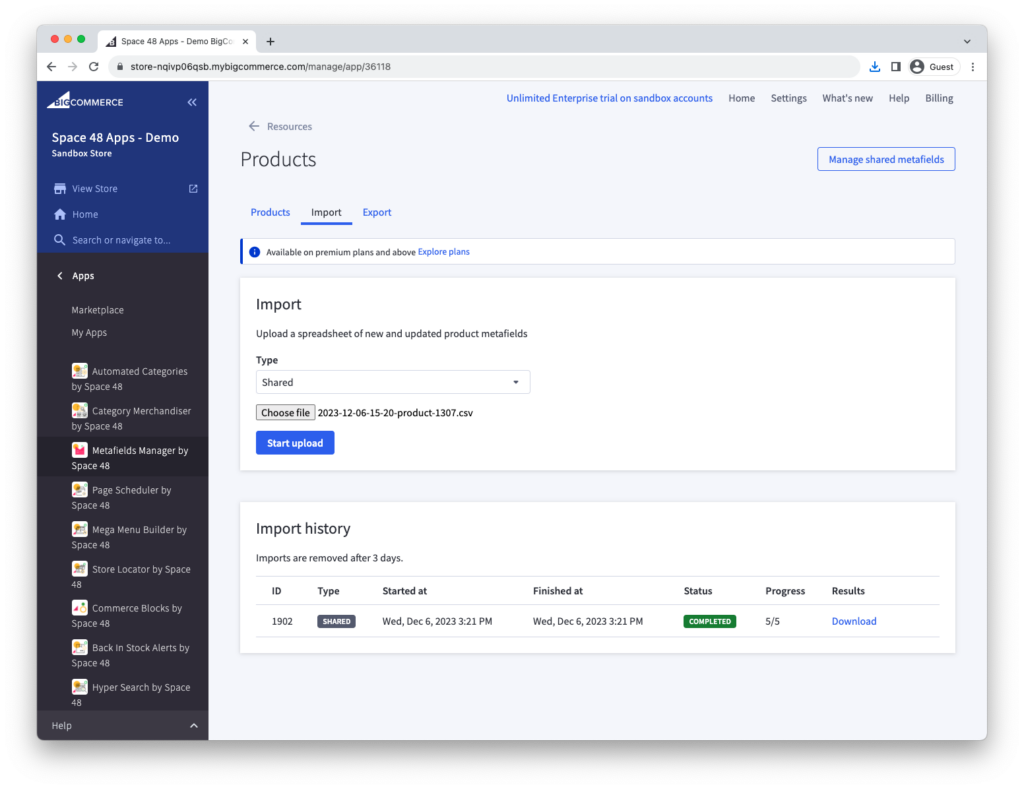 Image for Make sweeping changes quickly with import/export